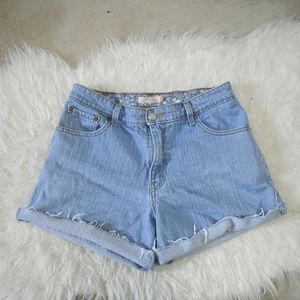 Vintage cut off levi's jean shorts